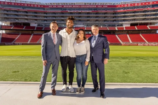 Martin, Fred, Tanya y Mark